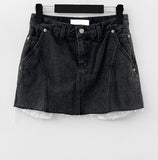 Roche Out Pocket Denim Skirt