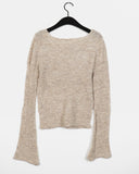 [Mohair Wool] Jining Slim Fit Mohair Wool Inner Long Sleeve Knit