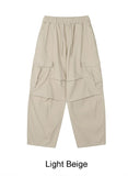 Rotten Pintuck Cargo Banding Pants