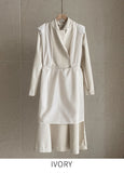Knops Tailored Collar Flare One Piece