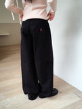 Hooper Side Pocket Wide Cotton Pants