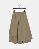 Erin Layered Flare Long Skirt