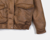 [fleece lining] Drom Suede Fluffy Fur Collar Mustang Jumper