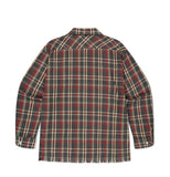 CUT OFF FLANNEL CHECK SHIRT