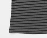 Anzo Stripe Off-Shoulder Short Sleeve T-Shirt