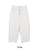 Kael Button Fly Curved Pants