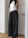Appe Nonfade Banding Raw Wide Denim Pants