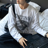 Punting Lettering Long Sleeve Tee