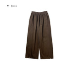 Ked Snap Wide Cotton Banding Long Pants