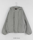 [unisex] Hento Overfit Matte Hood Puffer Padding