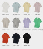 Supima Cotton Collar Short Sleeve Knit