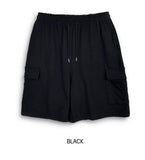 [U-BASIC] Acel Banding Cargo Pile Half Pants