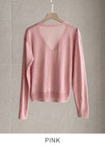 Its V-neck Summer Knit Cardigan