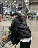 Summer barfice side banding wind hood jacket
