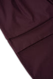 Poten Washing Balloon Pintuck Wide Pants