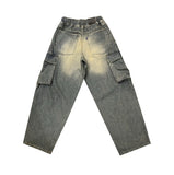 Excited Cargo Wide Denim Pants