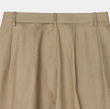 Mirdi Bermuda Pintuck Cotton Pants