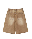 Pino Washed Banding Bermuda Pants