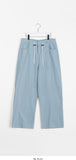 Recon Color Cotton String Wide Pants