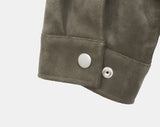 [Quilted lining] Corn Collar Two-Way Blouson Jacket
