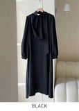 Sellby Drape Tie Wrap One Piece