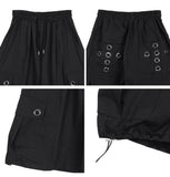Ber Cross Eyelet Bermuda Pants