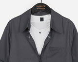 Somel Double Layered Short Sleeve Mini Shirt One Piece