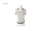 Bow Halter Layered Off-Shoulder Short Sleeve T-Shirt