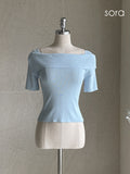 Fierun Off Shoulder Knit