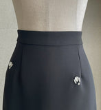 Dimael Sleeveless Blouse Mini Skirt Set