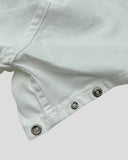 [Muscle Fit] Western Denim Linen Shirt