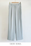 Flynn Summer Cool Pintuck Wide Slacks