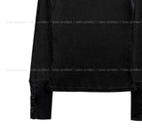 Linie Tencel See-Through Button Long Sleeve