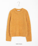 Migend Hairy Wool Crop Knit