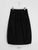 Kyopen Banding Balloon Long Skirt