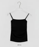 Nanami Color Shirring Cap Sleeveless