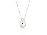 Champagne Moon Dew Drop Silver Volume Necklace