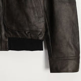 Cairo zipper leather jacket