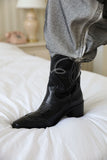Modern western ankle boots