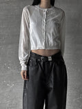 Basic see-through cardigan