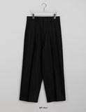 [unisex] Buten pin tuck cotton wide pants