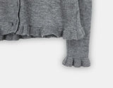 Chomin Frill Collar Knit Cardigan