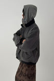 HIDDEN BUTTON TANKER JACKET