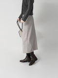 Luca Wool Pintuck Skirt