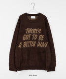 [unisex] Onpu Lettering Over Knit