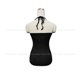 [Volume up!] Nien Ribbed Shirring Strap Sleeveless (+ With Cup)