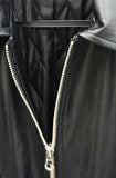 two way papaer leather jumper