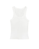 Rimb Minimal Ribbed Sleeveless Top
