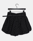 [Belt set] Toya Dot Pumpkin Balloon Short Pants