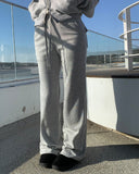 [A/M] Living Back Pocket Slim Bootcut Training Pants